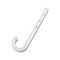 Oatey Oatey 3/4 in. to 4 in. in. 4 ft. White ABS CTS J-Hook, PK6 33765 - alternate 1